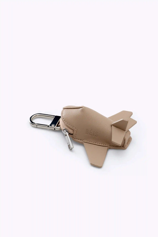 The Airplane Charm in Beige