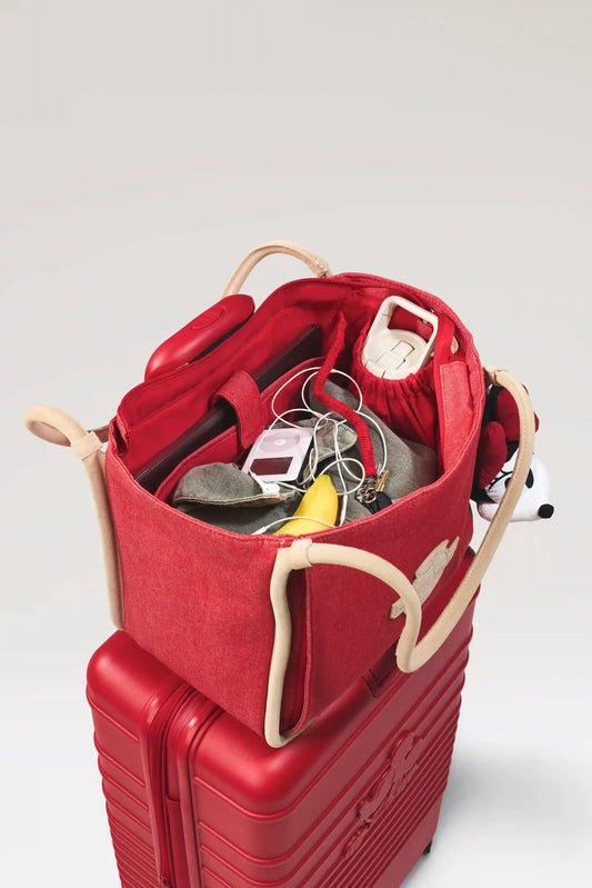 The Disney Tote Bag in Red Jeans