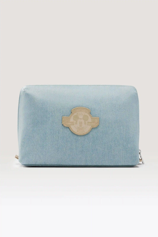 The Disney Large Cosmetic Pouch in Blue Jeans