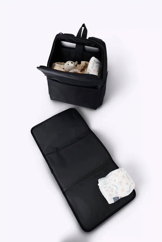 The Everyday Diaper Backpack in Black Nylon