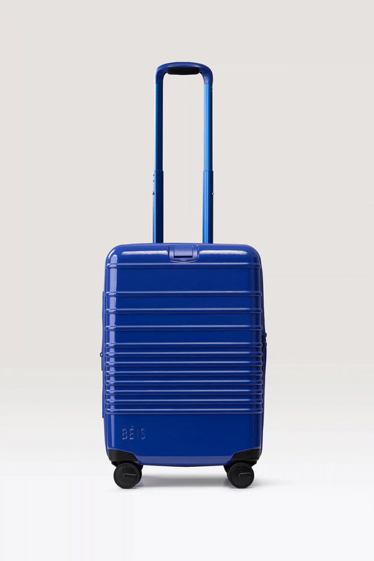 The Carry-On Roller in Glossy Cobalt Blue