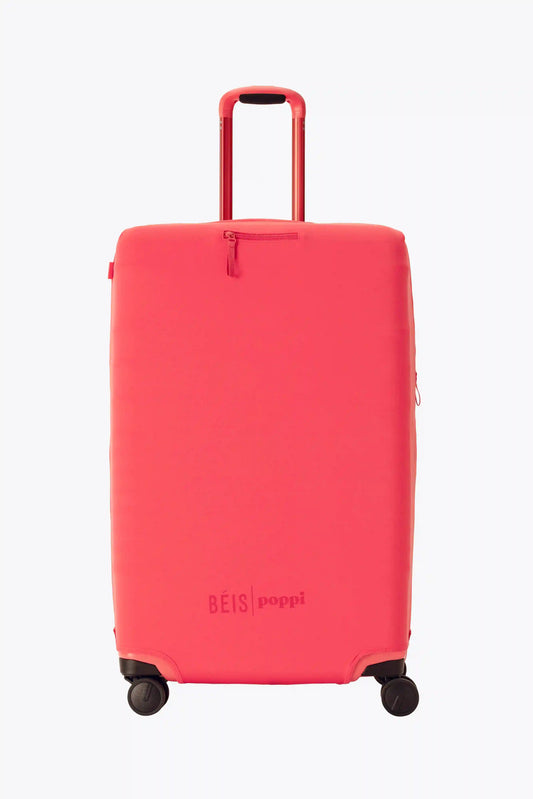 BÉIS x poppi The Large Check-In Luggage Cover in Fruit Punch