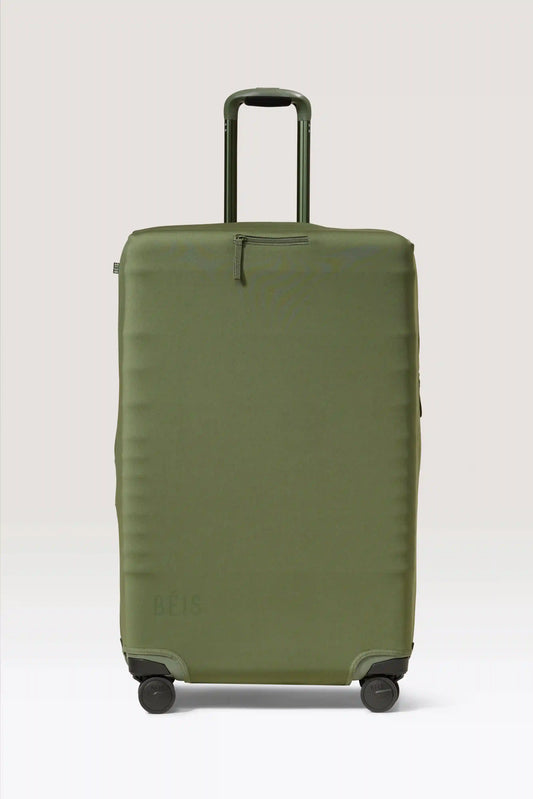 The Large Check-In Luggage Cover in Olive