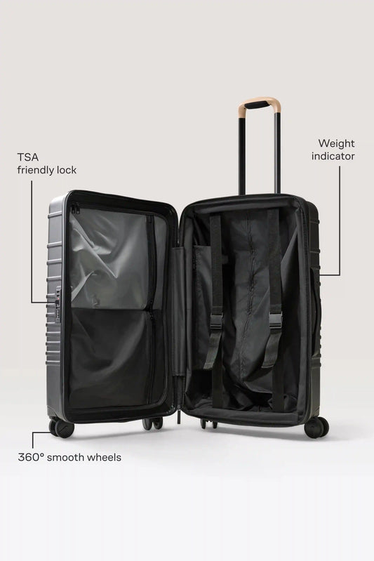 The Medium Check-In Roller in Black