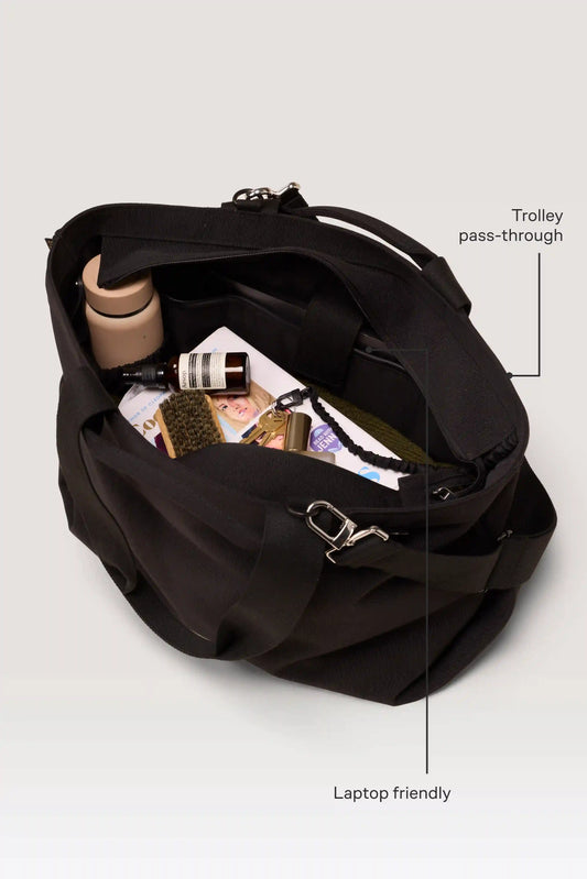 The Travel Tote in Black
